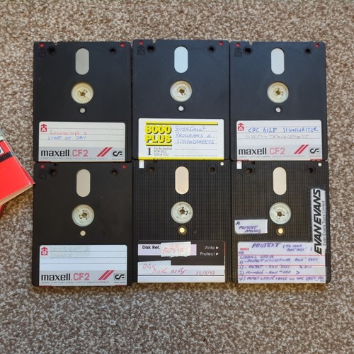 Lot used floppy discs for - of,