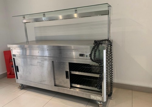 Double door hot cupboard with