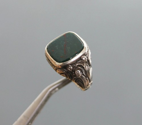 Vintage gold bloodstone - gold,