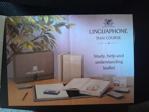 Vintage linguaphone thai - thai,