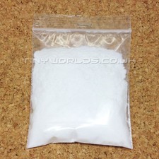 Snow Flock Scatter Material - 10g Bag - Scenery, Bases, Miniature , Static Grass