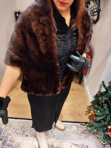 Vintage real fur - , wrap