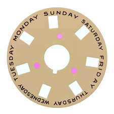 DAY DISC FOR 36MM ROLEX  PRESIDENT DAYDATE # 1801-1802-1803-1810, 1811 CHAMPAGNE