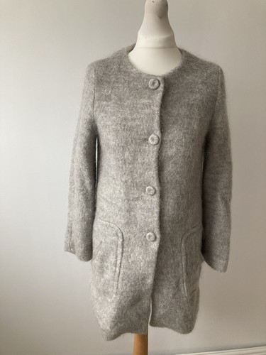 Zara ladies grey coat - zara,