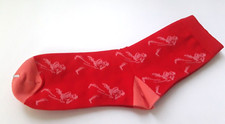 New pair of Small Johnnie Walker Red socks With The Iconic Figure Printed