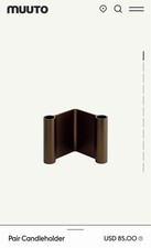Muuto Pair Candleholder- Brown