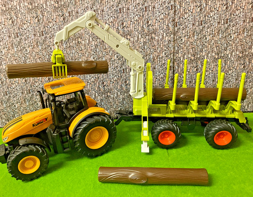 Large tractor with working - tractor,