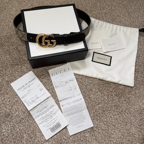 Gucci belt half - half,