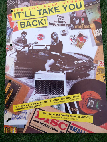 Vox ac30 sales advert - ac30, advert....early