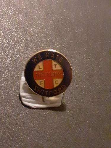 Luton town pin badges - town, fc