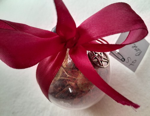 Witch ball rose - witch, pentacle