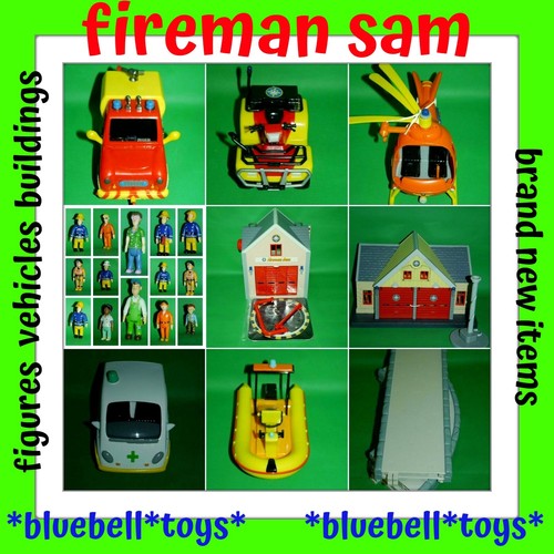 Fireman sam vehicles - vehicles, buildings