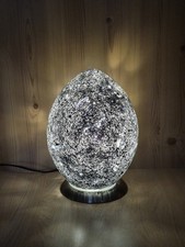 Mosaic Glass Egg Table Lamp