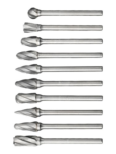 Pcs carbide burr set - 10,