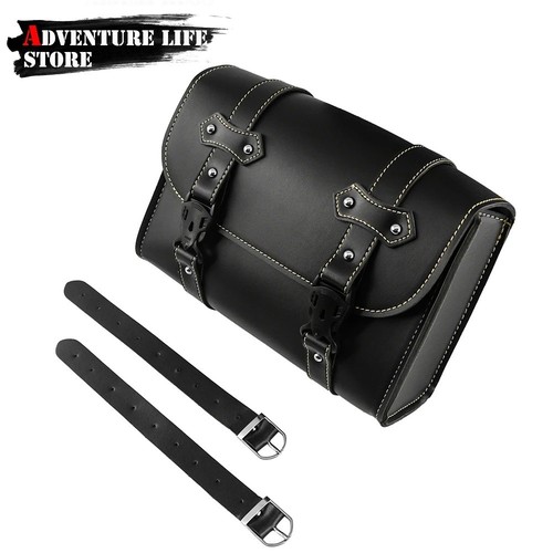 Motorcycle saddle bag - motorcycle, pu