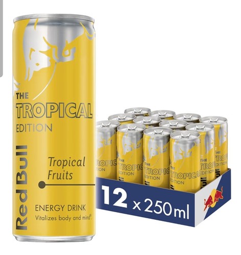 Red bull tropical energy - energy, drink