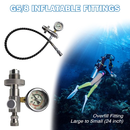 Diving bottle fitting gauge - diving,