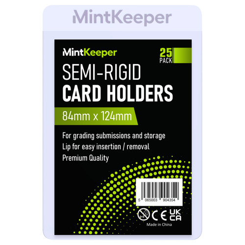 Semi rigid card holders - 25,