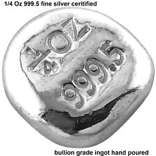 Silver Ingot Bar 1/4 Ounce