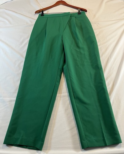 Zara green pleated dress - pleated, pants