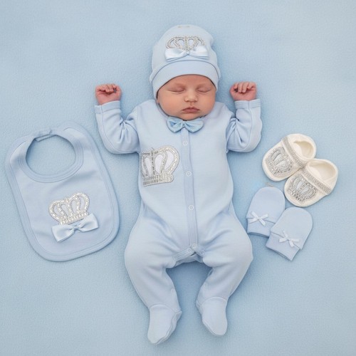 Baby boys set blue - boys, 5