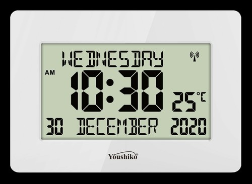 Radio controlled wall clock - controlled,