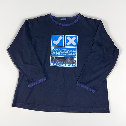Vintage 90s radiohead shirt - vintage, t-shirt