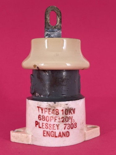 680pf 10kv vintage plessey - 10kv,