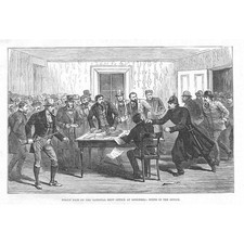 IRISH LAND LEAGUE Police Raid