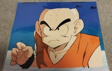 DRAGONBALL Z 1990 Anime Production Cel, Background, Krillin Animation Art Toei