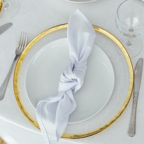Glass charger plates wedding - glass,