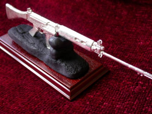 L1a1 slr rifle presentation - rifle, presentation/