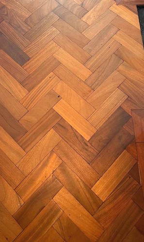 Reclaimed mahogany parquet - reclaimed,