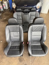 Rover 75 & MG ZT Saloon Sport Style Heated Black Leather Seats (Electric Adjust)