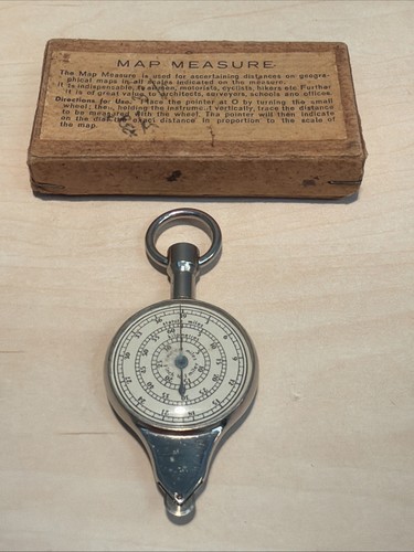 Map measure dual sided - map, dual-sided