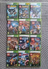 LEGO Xbox 360 Games Bundle x12 Star Wars Batman Harry Potter All Discs Nr Mint