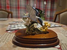 The Leonardo Collection Kingfisher With Flowers: Nature Studies. Good Condition