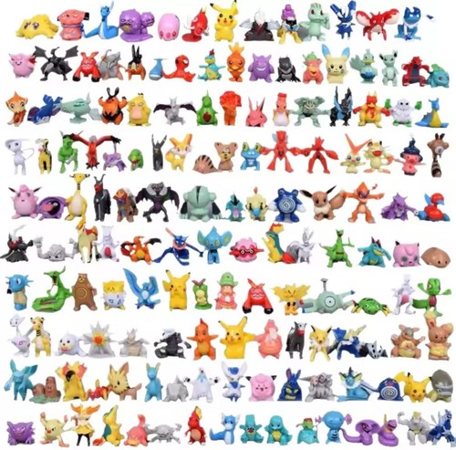 144pc pokémon action figures - pokémon,