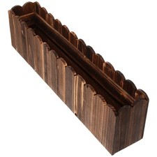  Flower Boxes for Arrangements Window Planter Wood Pots Plants Rustic