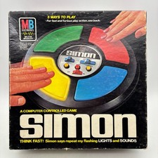 VINTAGE Simon COMPLETE WORKS Milton Bradley 1978 Lights Sounds Electronic Says