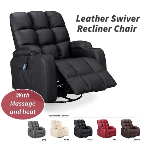 Westwood massage leather sofa - massage,
