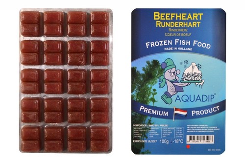 Aquadip frozen beef - beef, heart