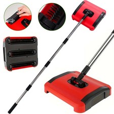 Carpet Sweeper Manual Carpet Cleaner Brush Floor Sweeper Carpet Brush with Wheel
