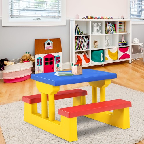Kids picnic table set indoor - picnic, &
