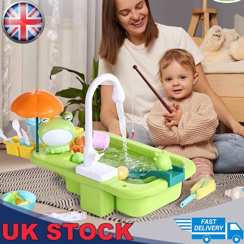 Kids play sink toy - toy, running