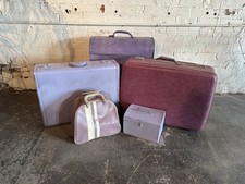 Vintage Purple Violet Suitcase