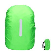 Waterproof Reflective Backpack Cover – Hiking & Cycling Rain Cover (Green)