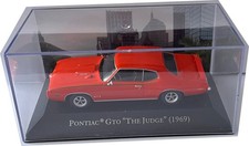 Pontiac GTO The Judge 1969 Red, 1:43  scale diecast ,American Car Collection