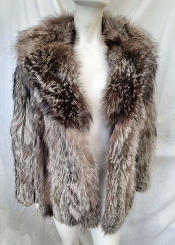 Real silver fox fur vintage - real,