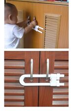 Child , Baby Safety Lock ,Cabinet Cupboard Drawer Door U Shaped Lock 